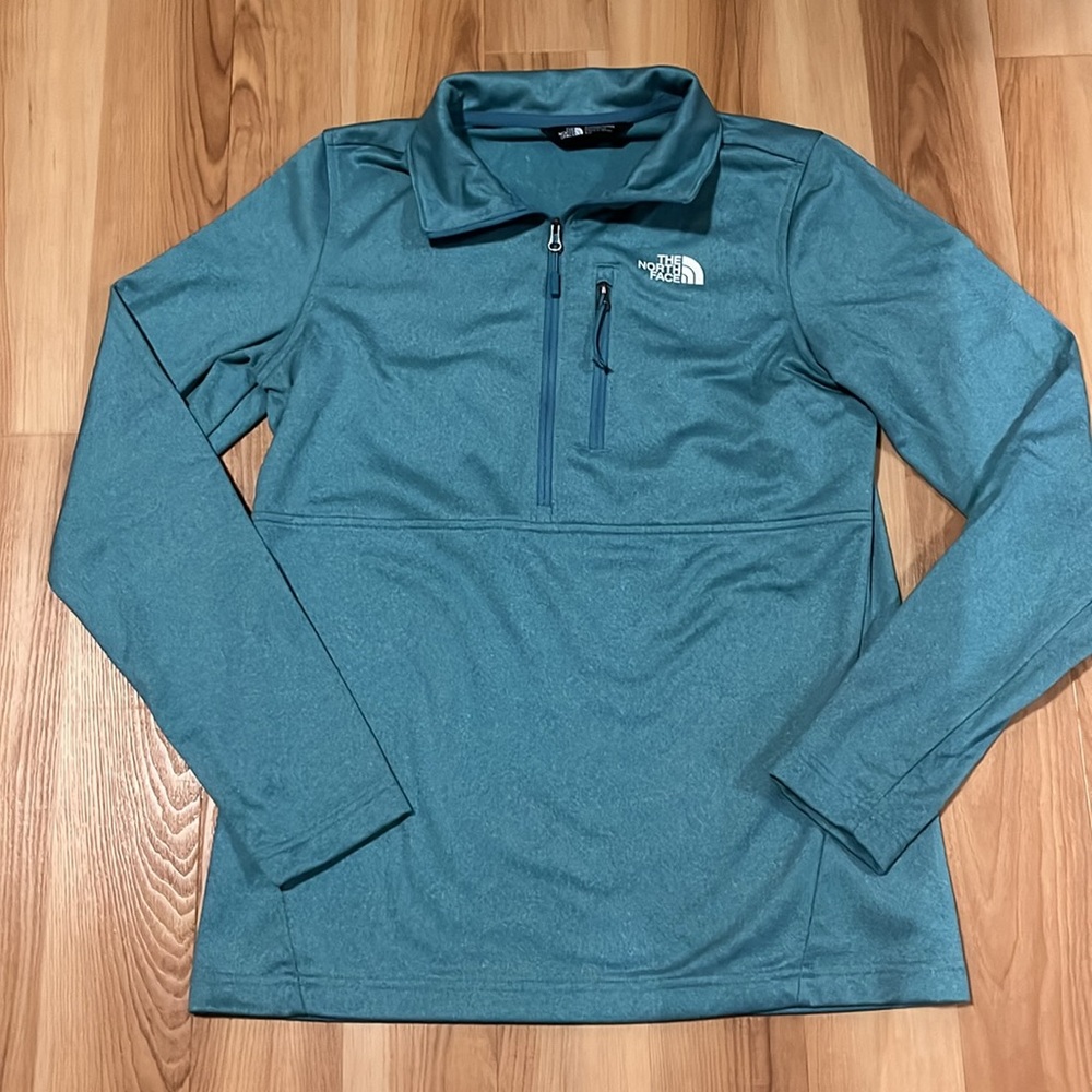 The North Face Blue Quarter-Zip Jacket - Picture 2 of 5